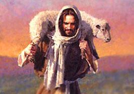 Jezus przygarnia owce do stada